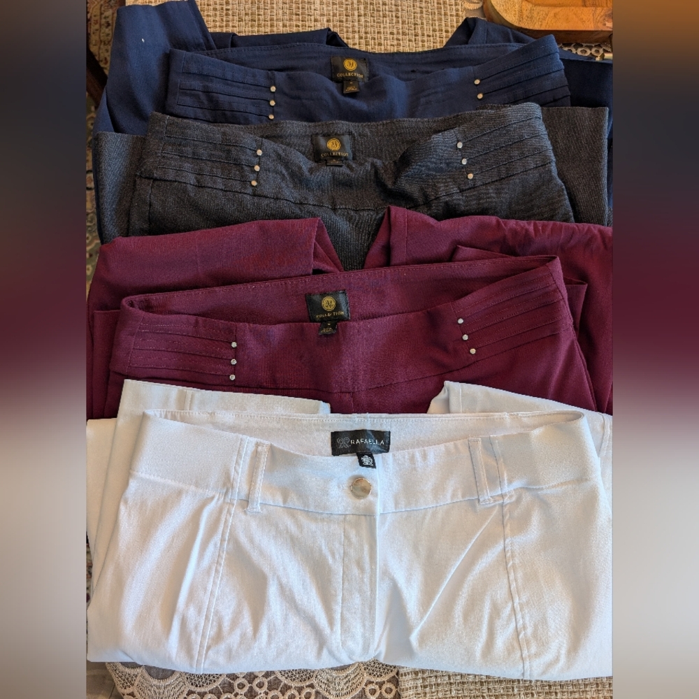 Ladies 4 pair Slacks Bundle in Med (8/10)